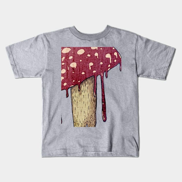 Mushroom Kids T-Shirt by Lime